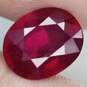 Vivid blood red 4.55ct Ruby from Mozambique