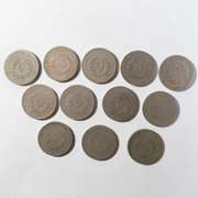 3 Each 1890-1893 Full Rim V Nickels.