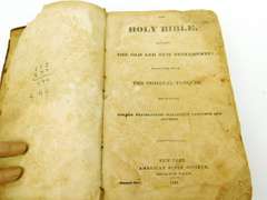 1845 Leather Holy Bible