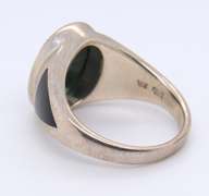 Lot of 2 Vintage Sterling Silver Turquoise Rings
