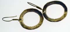Sterling Silver Two pairs Hoop Earrings