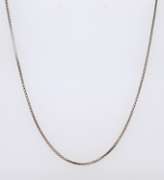 Italian White Gold Chain Necklace