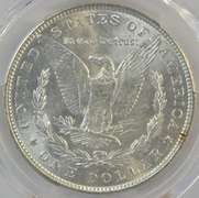 Basically Gem BU 1886 Morgan Silver Dollar. PCGS MS64