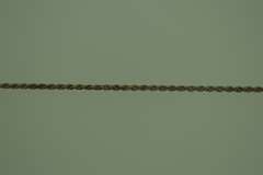 Italian Sterling Silver Rope Chain With Marcasite Pendant