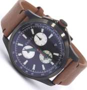 Gucci G Timeless Leather Chronograph 44mm Quartz Watch