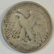 Choice VF 1920-D Walking Liberty Half Dollar. Better date