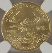 Perfect 2018 $5 Gold Eagle coin. NGC MS70 EARLY RELEASES