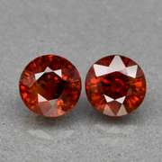 Mandarin orange! 2.94ct pair of matched Spessartite Garnets