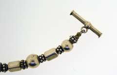 Vintage Sterling Silver Silver Beads Bracelet