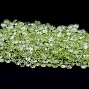 Real 11.84ct untreated apple green Peridot set