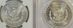 Very Choice BU 1878-S & 1879-S Morgans. NGC & PCGS MS63