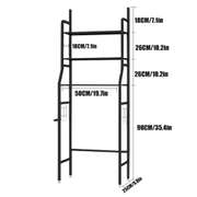 3 Tier Kitchen Storage Rack Over Toilet Laundry Shelf