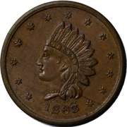 1863 J J Diehl N Y Undertaker Civil War Store Card