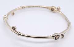 John Hardy Smokey Quartz Bamoo Bangle