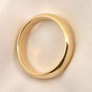 Classic 14k YG Wedding Band