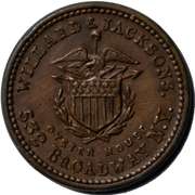 1863 Willard & Jackson N Y City Oyster House Civil War Store Card.