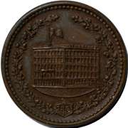 1863 Willard & Jackson N Y City Oyster House Civil War Store Card.