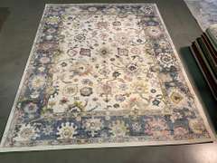 Lovely Vintage Repro Design Rug 8x11