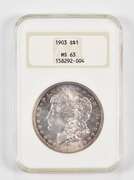 MS63 1903 Morgan Silver Dollar - Graded NGC