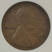 Very scarce 1909-S/S Lincoln Cent. ANACS XF40 holder