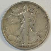 Choice VF 1920-D Walking Liberty Half Dollar. Better date