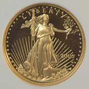 Perfect NGC PF70 ULTRA CAMEO 2006-W $5 Gold Eagle coin