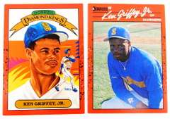 2 Ken Griffey, Jr. Baseball Cards