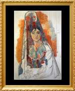 Pablo Picasso, Manola with Pointillist Technique