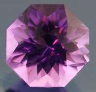 Pristine 4.56ct Portuguese cushion cut Bolivian Amethyst