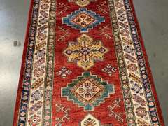HAND KNOTTED SUPER KAZAK 14' RUNNER