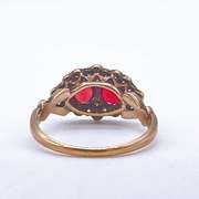 14kt Gold, Ruby, & Diamond Ring