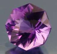 Pristine 4.56ct Portuguese cushion cut Bolivian Amethyst