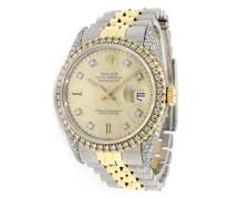 Custom Diamond Rolex Datejust 36mm Two-Tone Watch