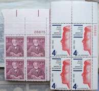 200 4 Cent Mint US Plate Blocks $24 Face Value
