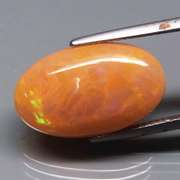 Substantial 9.98ct smoldering semi black Opal!