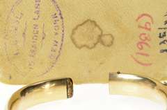 Gold Filled Victorian JL Monogram Ornate Photo Locket Bracelet