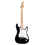 Sunset Black Electric Guitar Triple Single Pickup