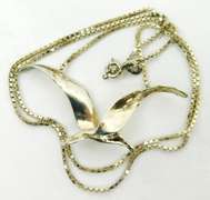 Vintage Sterling Silver Flying Eagle Necklace