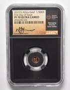 PF70 UCAM 2019 South Africa 1/50 Krugerrand - Fine Gold - Signed - Graded NGC