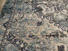 MARVELOUS ANTIQUE REPRO DESIGN RUG 8x11
