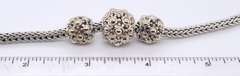 John Hardy Trio Ball Jaisalmer Dot Wheat Chain Necklace