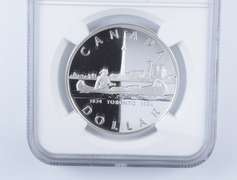 PF70 UCAM 1984 Canada $1 Silver Toronto Sesquicentennial - Graded NGC