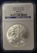 2009 American Silver Eagle Early Releases NGC MS70