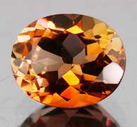 Simply gorgeous 4.54ct orange amber Imperial Topaz