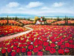 ONE OF A KIND BEAUTIFUL PAINTING ON CANVAS