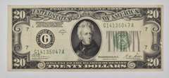 1928-B $20 Chicago, IL U.S. Federal Reserve Note - Green Seal