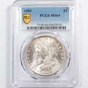 1885 Morgan Dollar PCGS MS64
