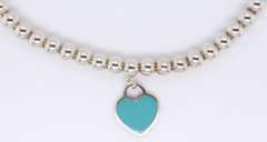 Tiffany & Co Love Tiffany Blue Heart Tag Bead Bracelet