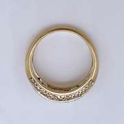 Gorgeous 18kt Gold & Diamond Band Ring