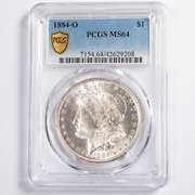 1884 0 Morgan Dollar PCGS MS64.